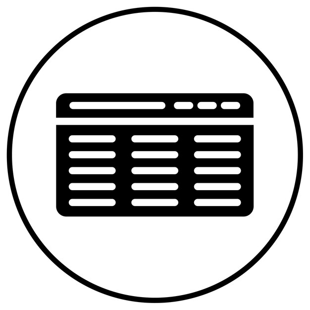 Iconos de configuración de la web