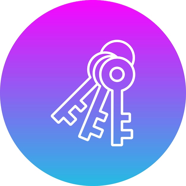 Iconos de conjunto de claves