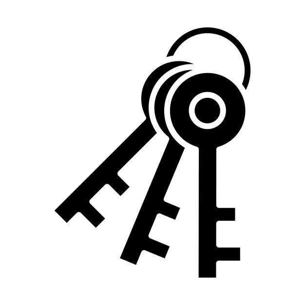 Iconos de conjunto de claves