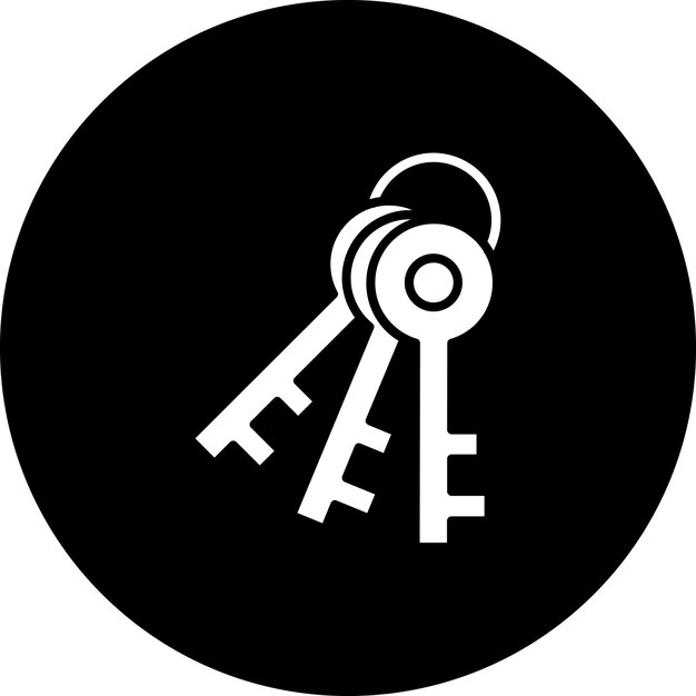 Iconos de conjunto de claves