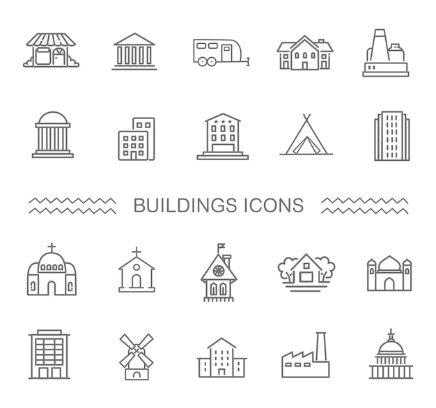 Los íconos de la construcción establecen el gobierno