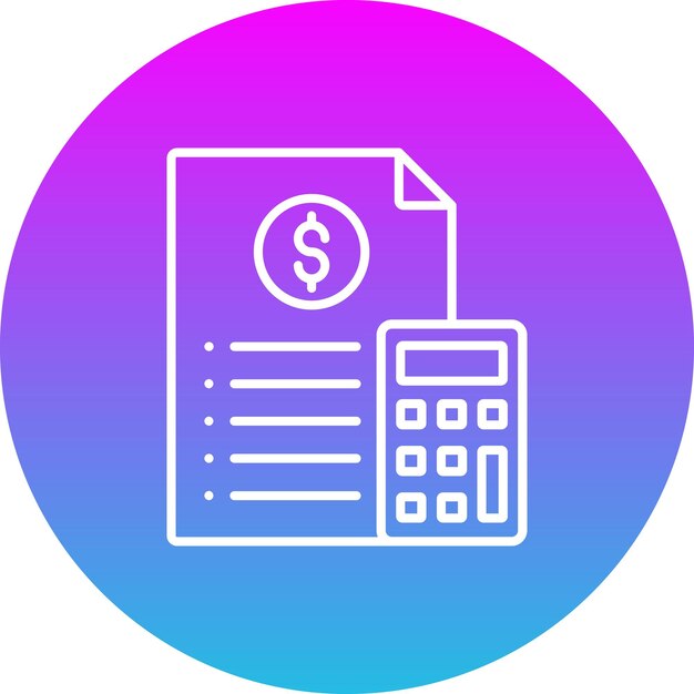 Iconos de contabilidad