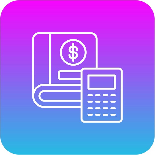 Iconos de contabilidad