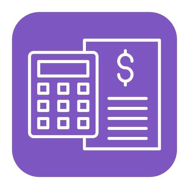 Iconos de contabilidad