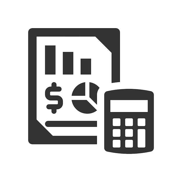 Iconos de contabilidad
