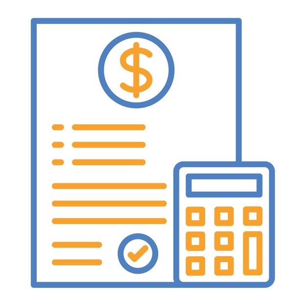 Iconos de contabilidad