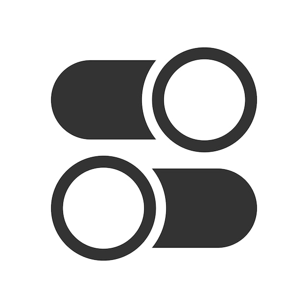 Iconos de control de conmutación