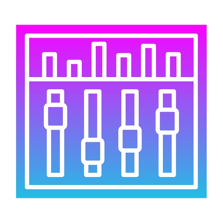 Vector iconos de los controles