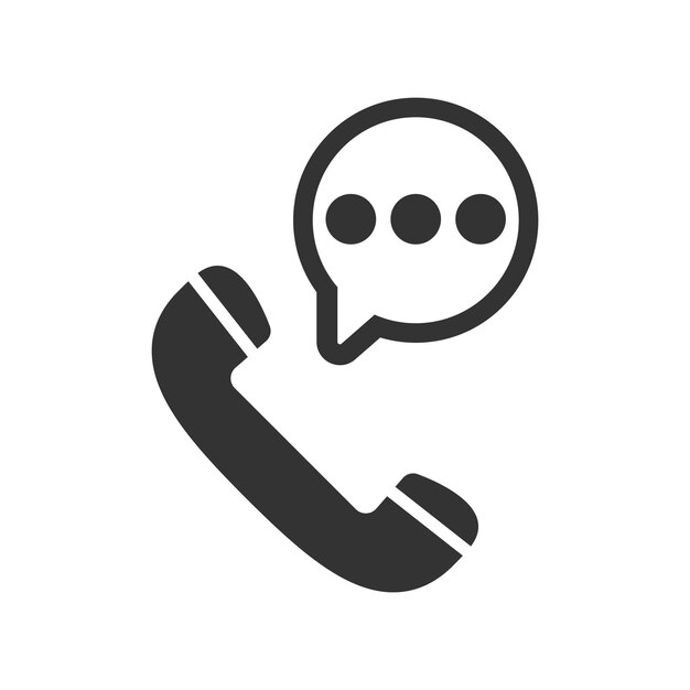 Iconos de conversaciones telefónicas