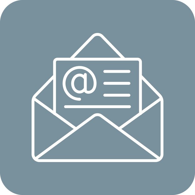 Iconos de correo electrónico