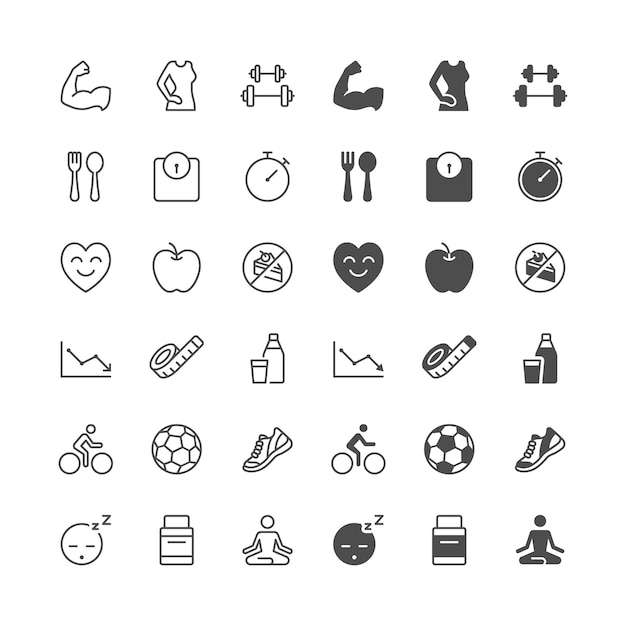 Iconos de cuidado de salud