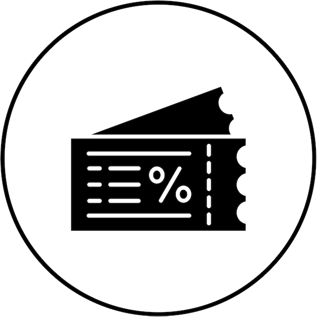 Iconos de cupones de descuento
