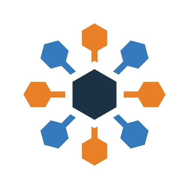 Iconos de datos grandes de variedad diferente Ilustración vectorial editable simple