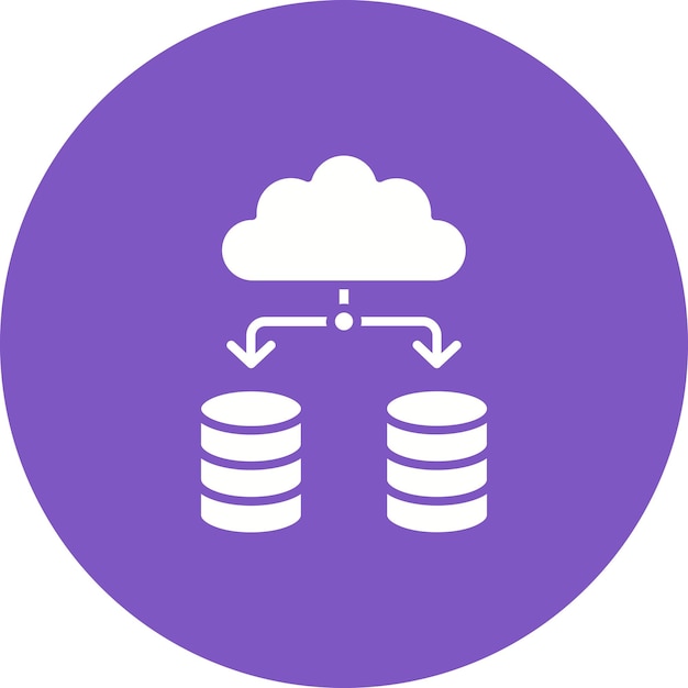 Iconos de datos en la nube