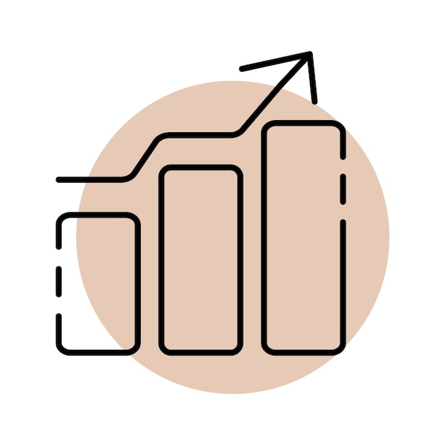 Iconos de diagramas vectoriales