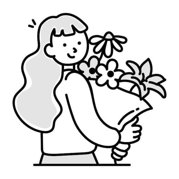 Iconos de dibujos animados de primavera