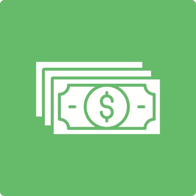 Iconos de dinero en efectivo