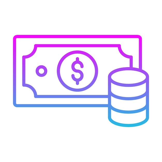Iconos de dinero en efectivo