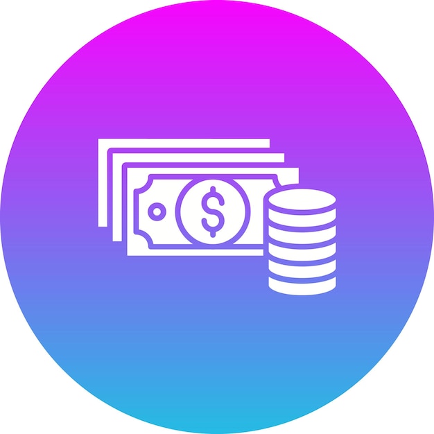 Iconos de dinero en efectivo