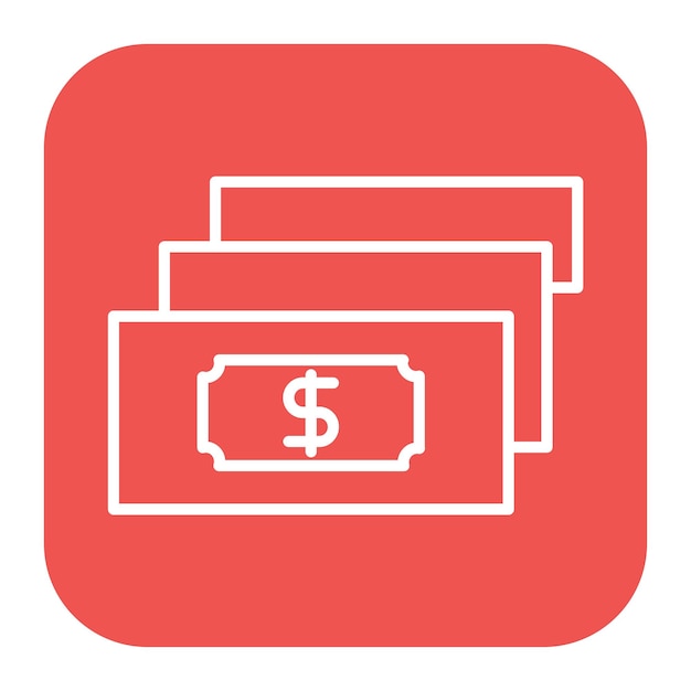 Iconos de dinero en efectivo