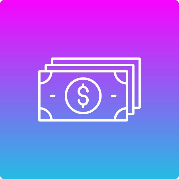 Iconos de dinero en efectivo