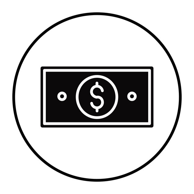 Iconos de dinero en efectivo
