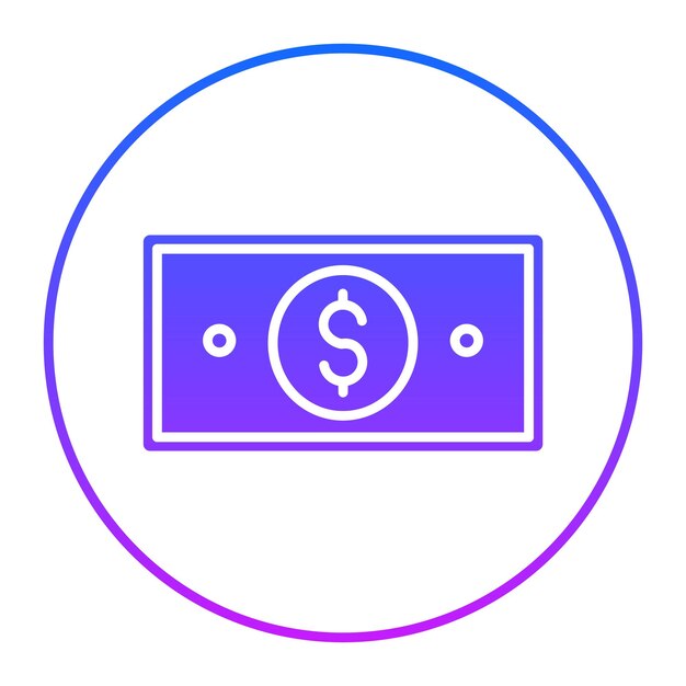 Iconos de dinero en efectivo