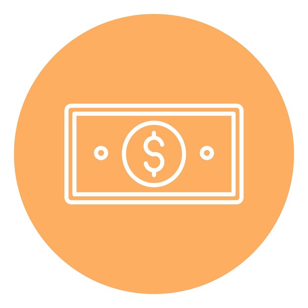 Iconos de dinero en efectivo
