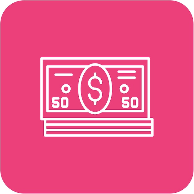 Iconos de dinero en efectivo