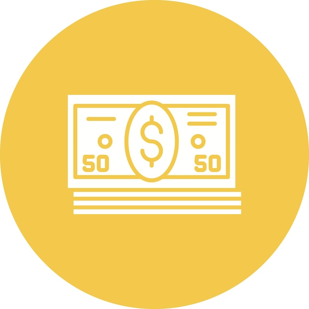 Iconos de dinero en efectivo