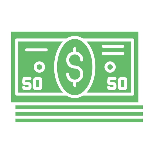 Iconos de dinero en efectivo