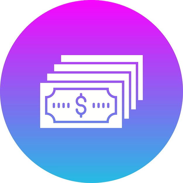 Iconos de dinero en efectivo