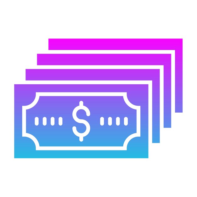 Iconos de dinero en efectivo