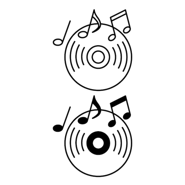 Iconos de disco compacto
