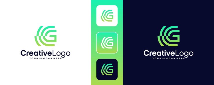 Vector iconos de diseño de plantillas de elementos de diseño de la letra g de la logotipo símbolos para la empresa tecnología y negocios