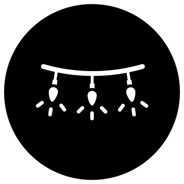 Iconos de diseño vectorial Ilustración de luces