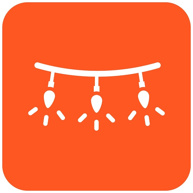 Iconos de diseño vectorial Ilustración de luces