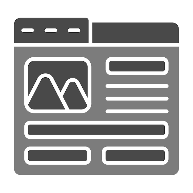 Iconos de diseño web
