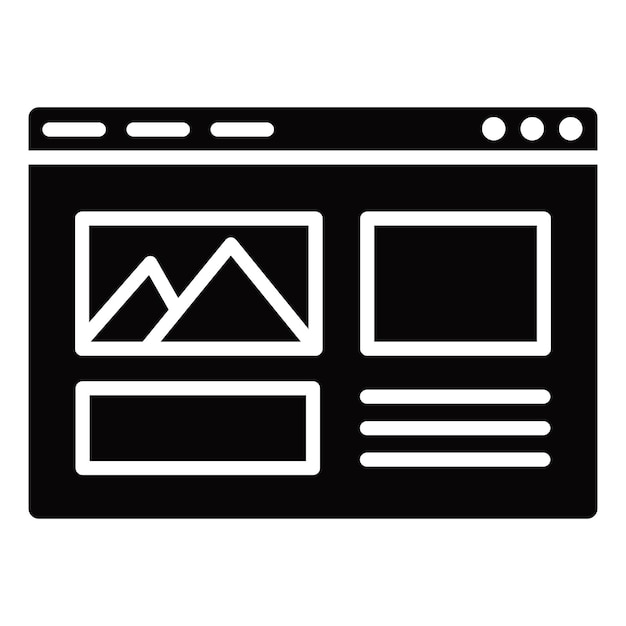 Iconos de diseño web