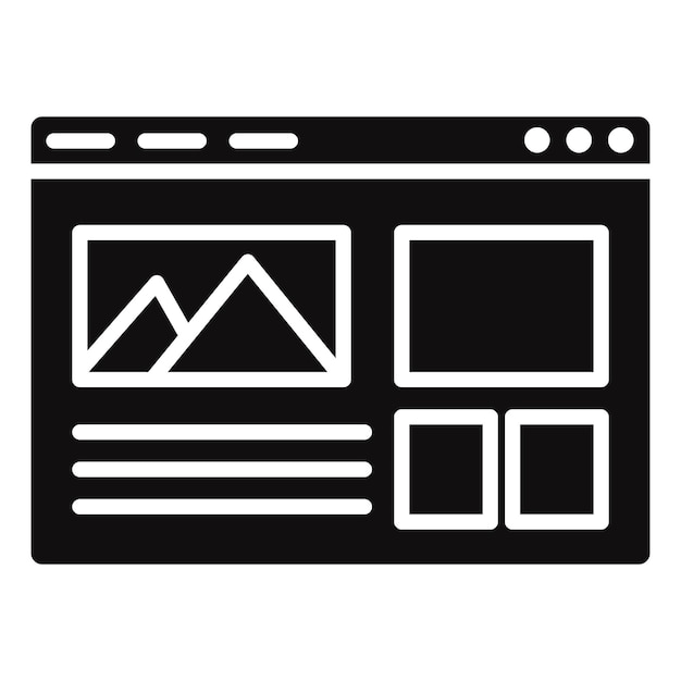Iconos de diseño web