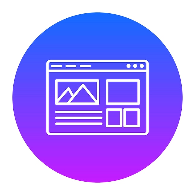 Iconos de diseño web