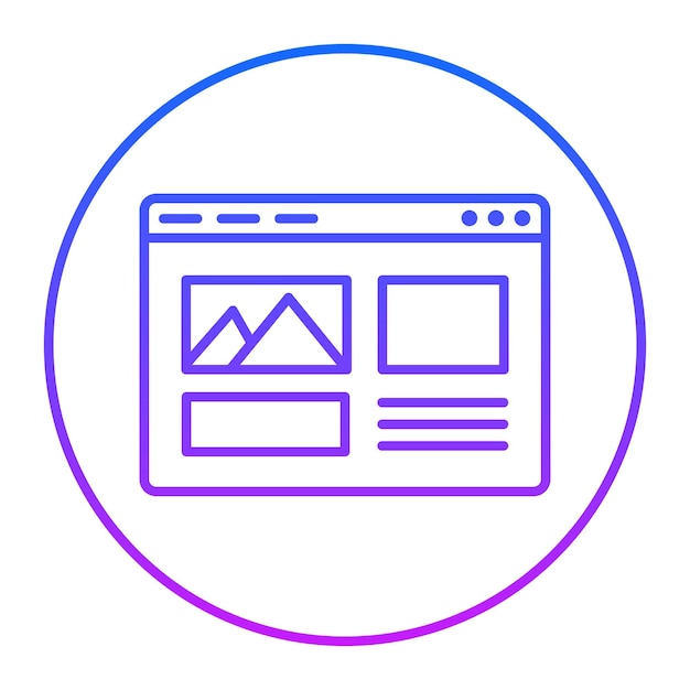 Iconos de diseño web