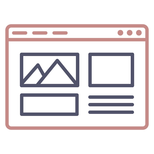 Iconos de diseño web