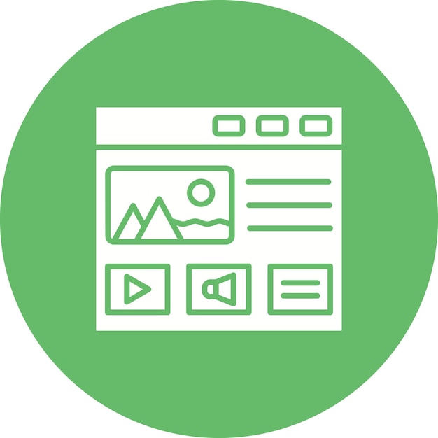 Iconos de diseño web