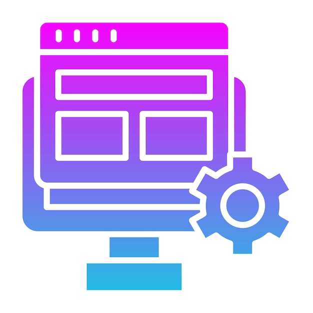 Iconos de diseño web