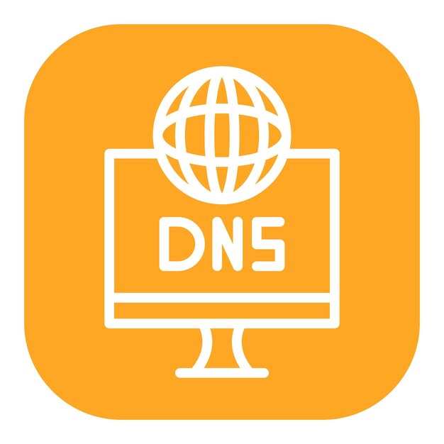 Iconos de DNS vectoriales