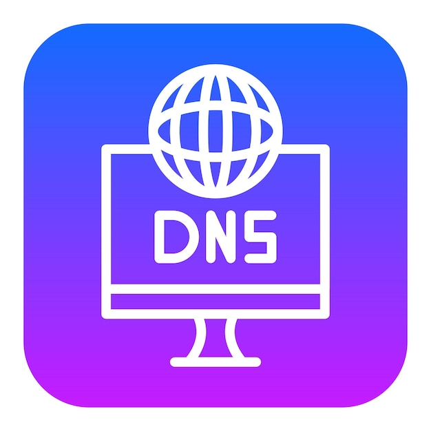 Iconos de DNS vectoriales