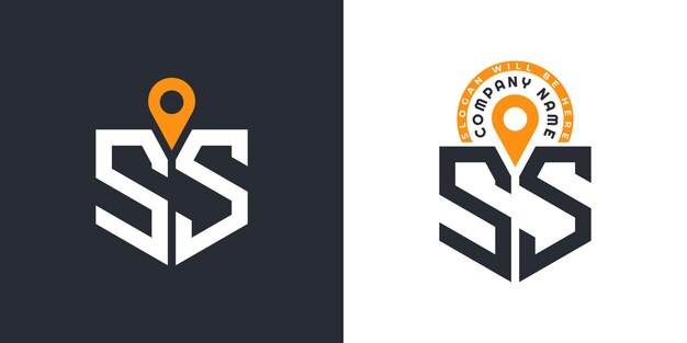 Iconos de doble vector para el reclutamiento y la navegación