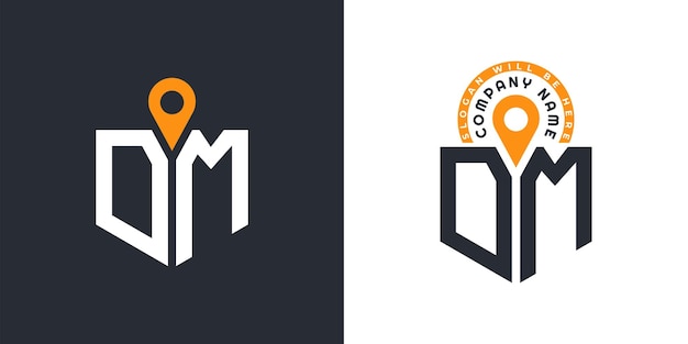 Iconos de doble vector para reclutamiento y navegación