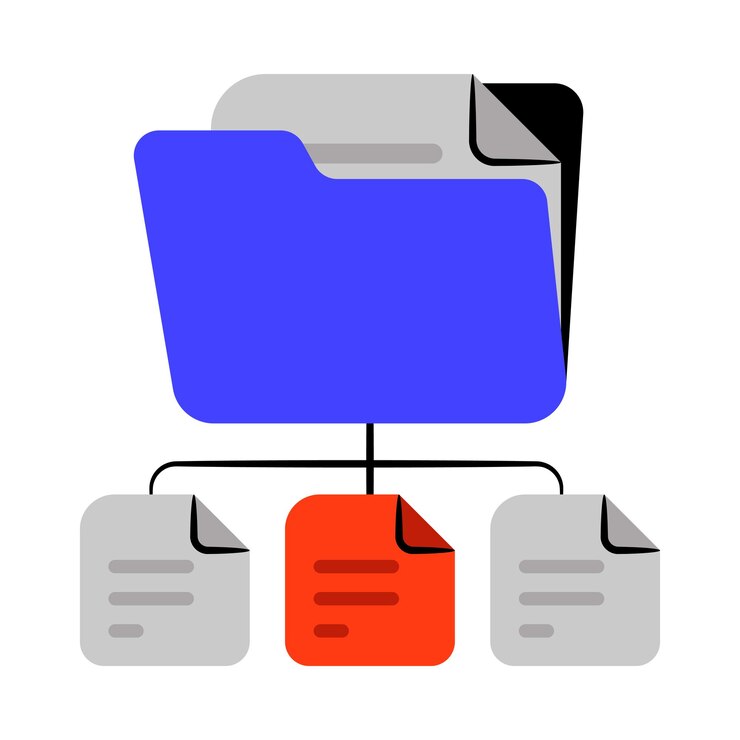 Iconos de documentos y carpetas